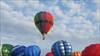 I dag var vi i Mindeparken og se på luftballoner.